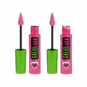 Maybelline Great Lash – Máscara de Cílios Lavável Lots of Lashes com Escova Cônica (Pack com 2 Unidades)